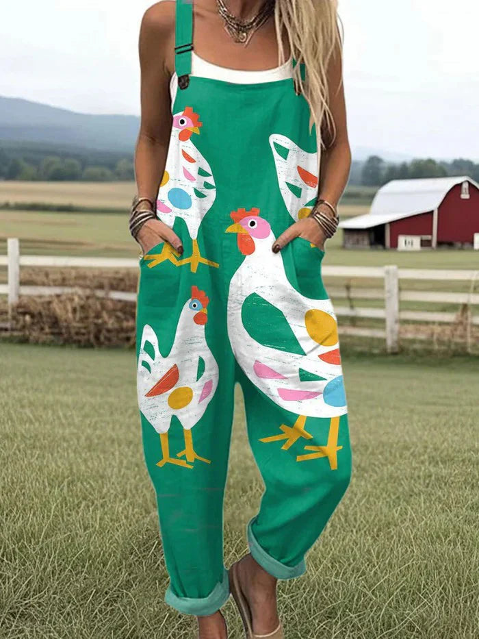 Cluckin’ Whimsical  - Jumpsuit