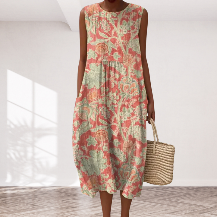 Beth | Floral Midi Dress