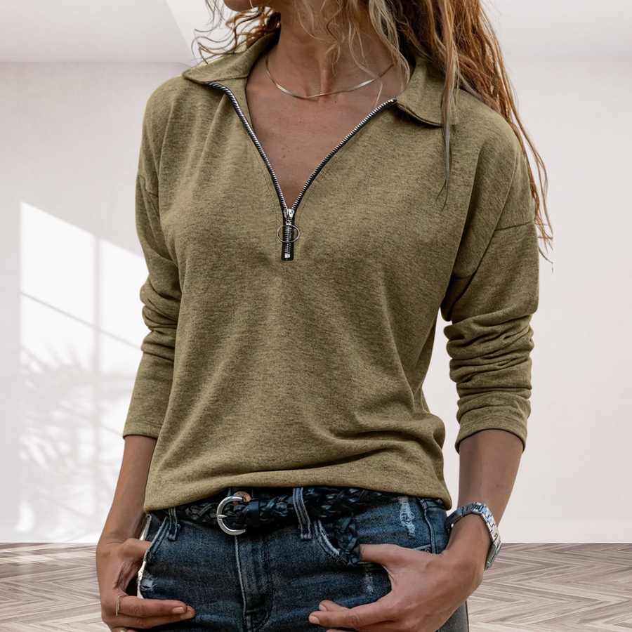Charlene | Chic Long-Sleeved Top