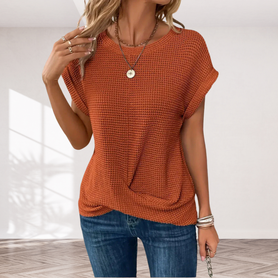 Sophie -  The Sweetheart Round Neck T-Shirt