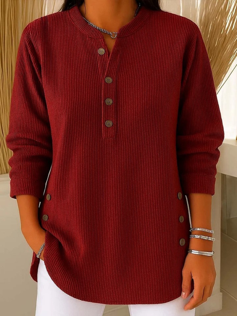 Hazel Zoe™ | Sweater with a Round Neckline