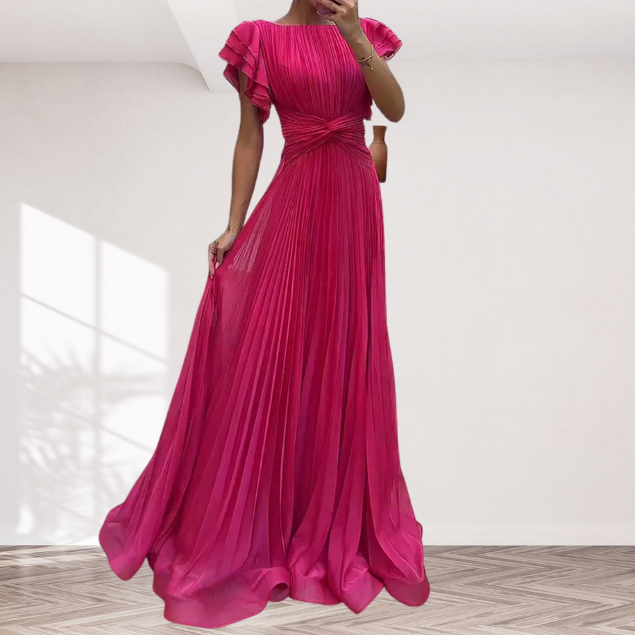 Abigail | Pleated Evening Dress
