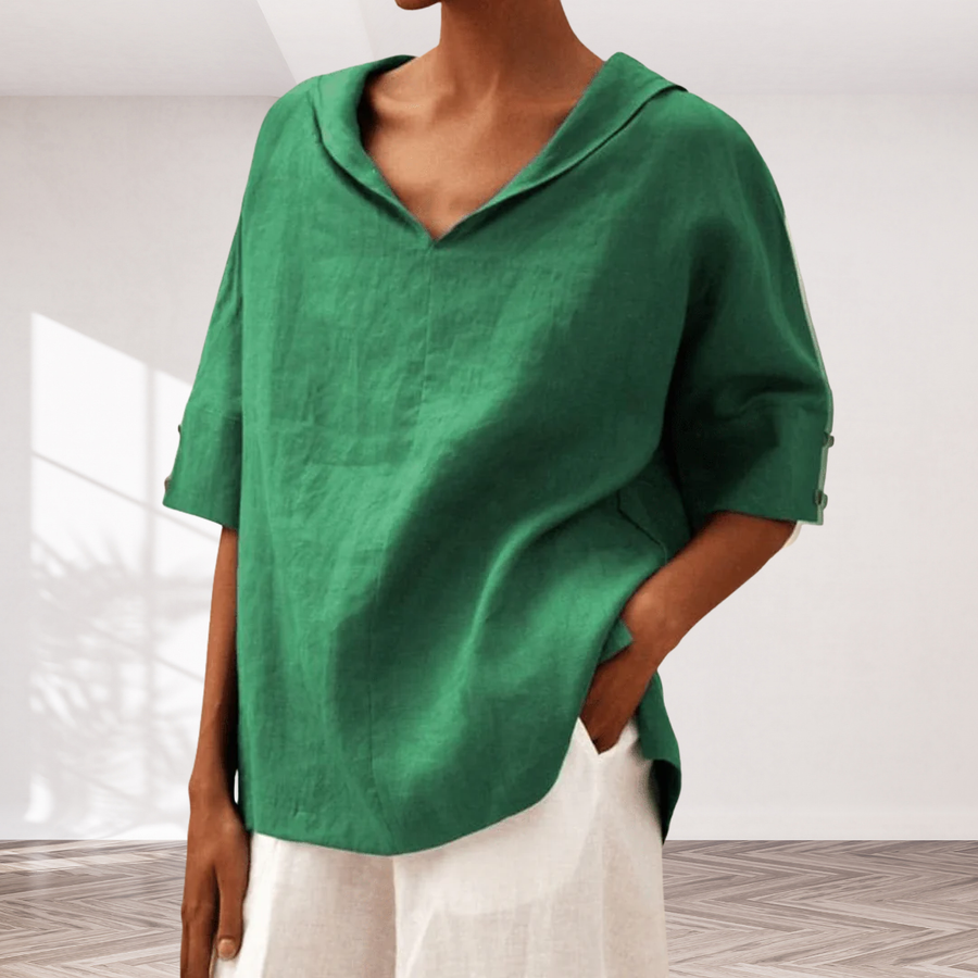 Marie | Coastal Breeze Oversized Shirt