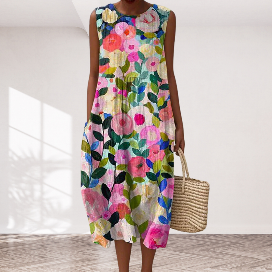 Ava™ Floral Midi Dress