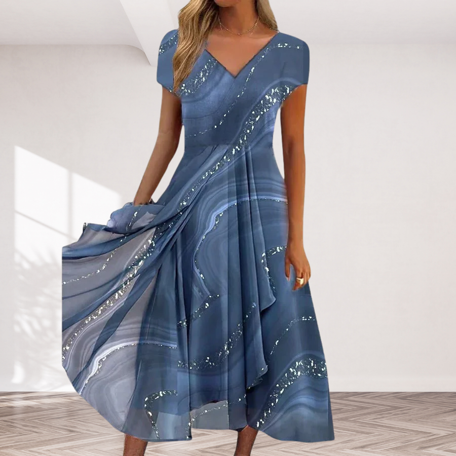 Aubrielle | Flowing Midi Dress