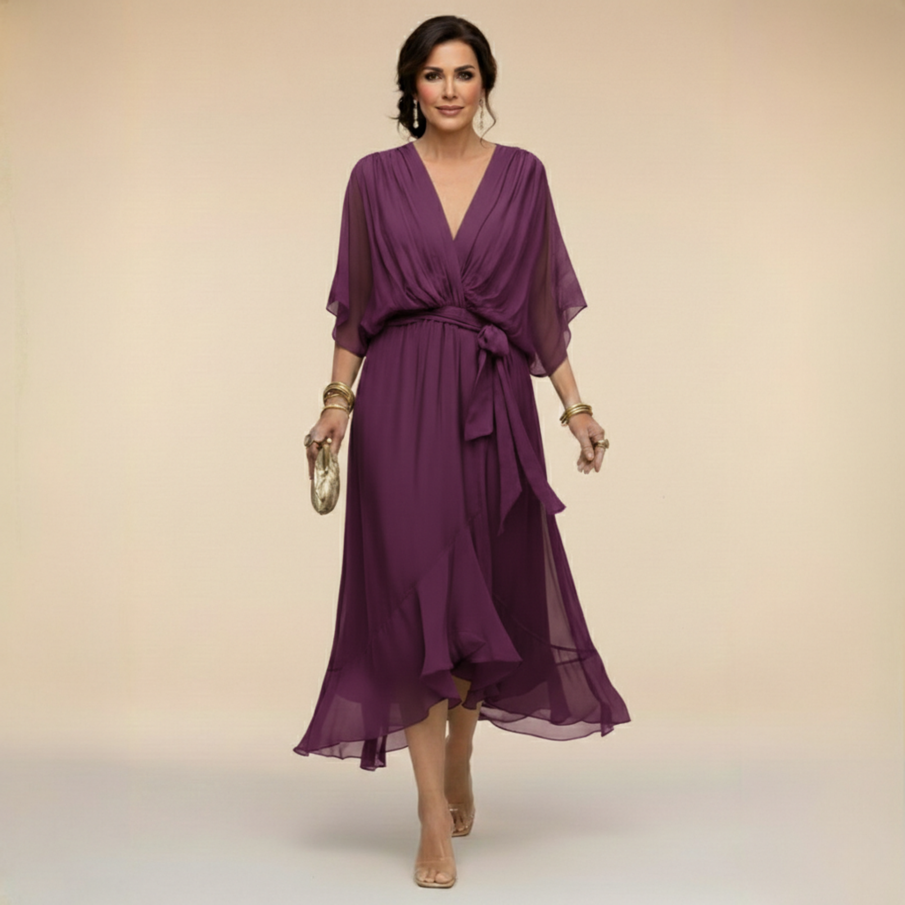 Monica | V-neck dress