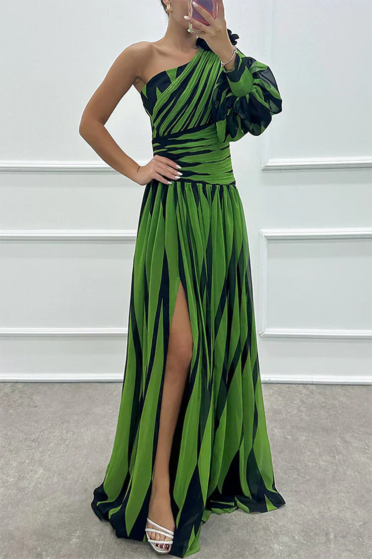 Shiloh | Elegant Striped Maxi Dress