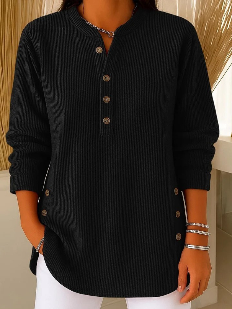 Hazel Zoe™ | Sweater with a Round Neckline