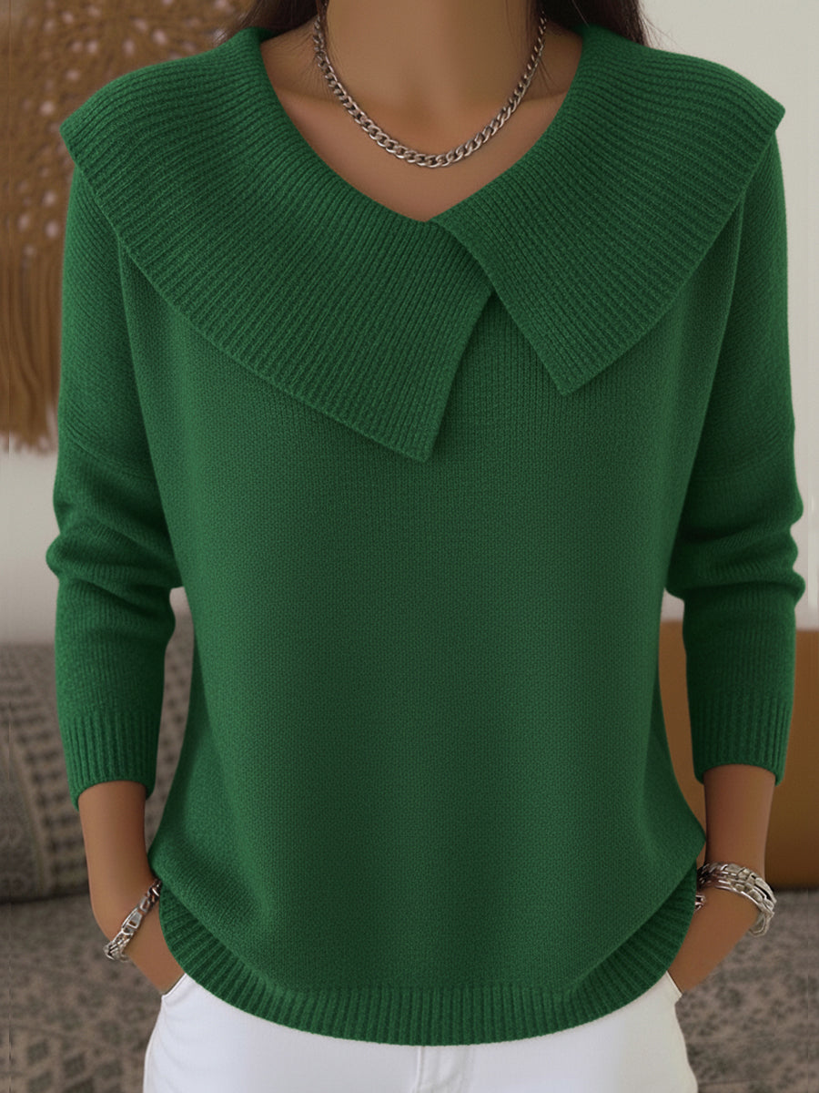 Hazel Zoe™ | Warm Sweater with Soft Collar