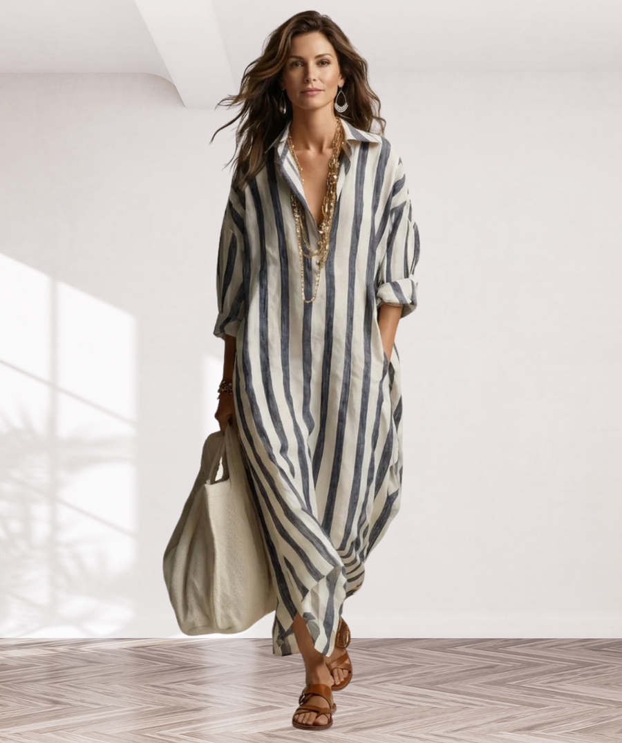 Carra | Striped Maxi Dress