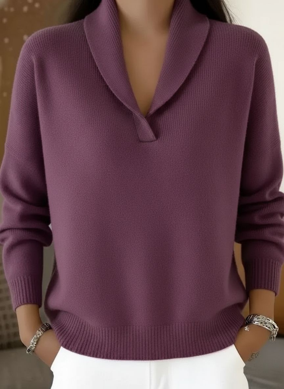 Hazel Zoe™ | V-Neck Sweater