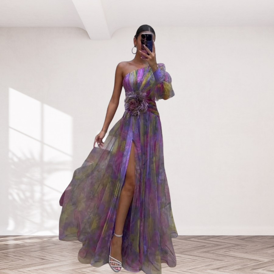 Helen | Elegant Colorful Dress