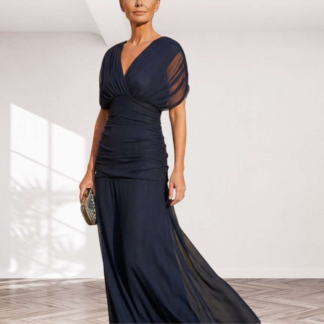 Avery | Elegant Blue Dress