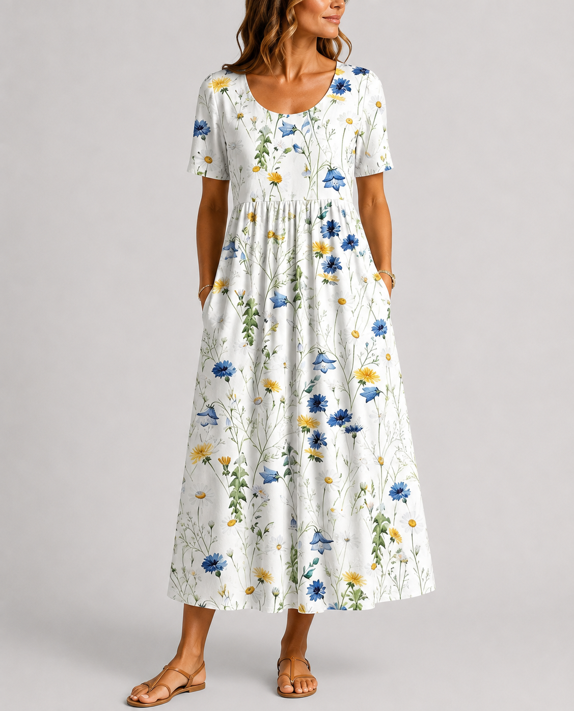 GEORGINA | ELEGANT DRESS WITH TUMMY COVERAGE