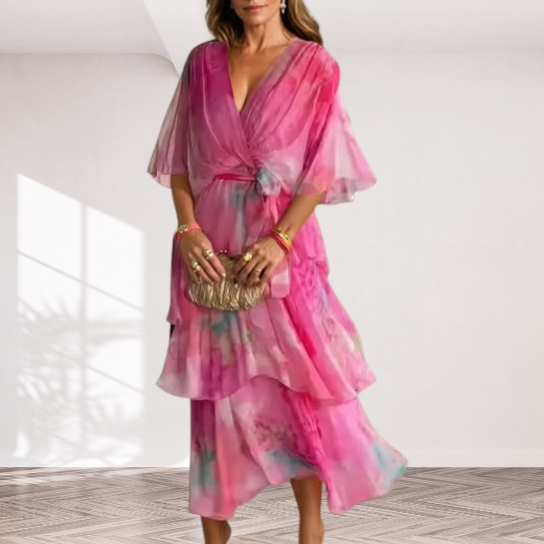 Soleil Floral Layer Dress