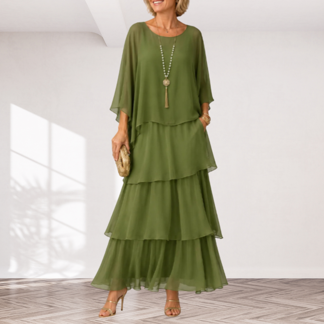 Lara™ | Elegant Flowing Maxi Dress