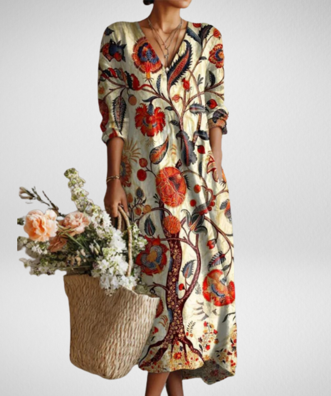 Kendra™ - Bohemian Floral Dress