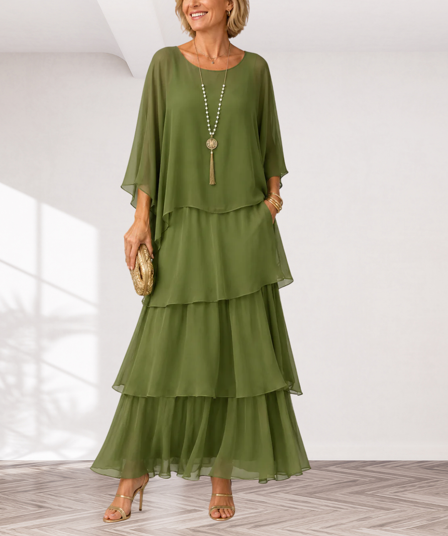 Lara™  | Elegant Flowing Maxi Dress