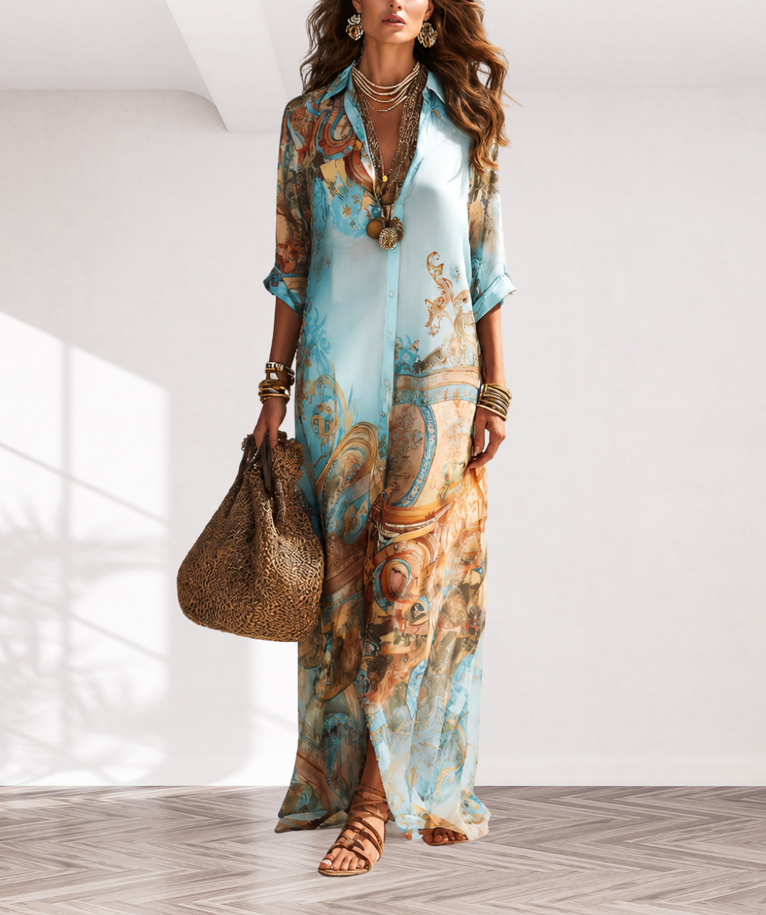 Cléo Kaftan Dress