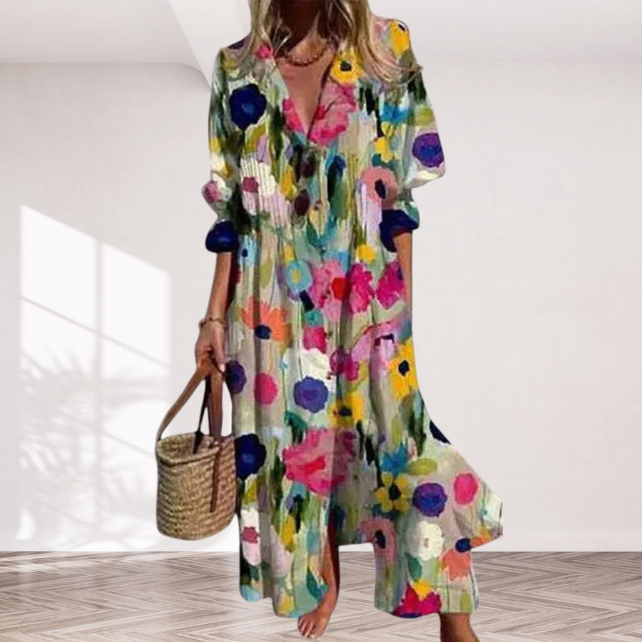 Willow | Elegant Bohemian Maxi Dress