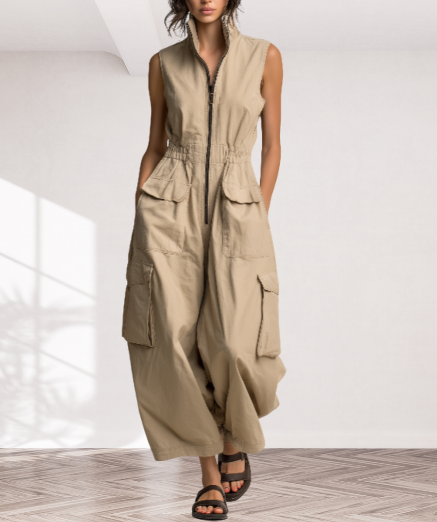 Ursula™ Utility Cargo Jumpsuit