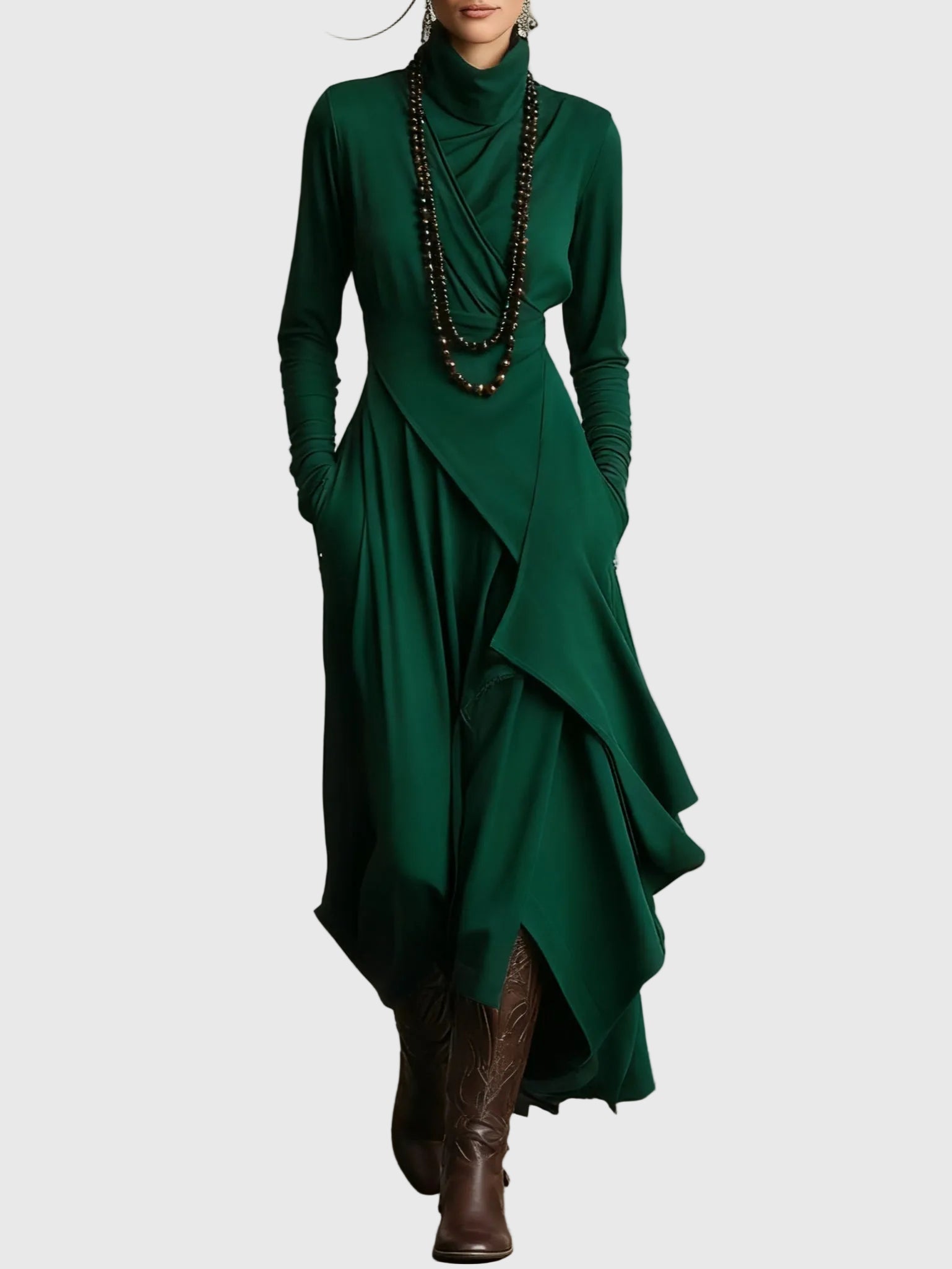 Rose | Maxi Pleated Dress