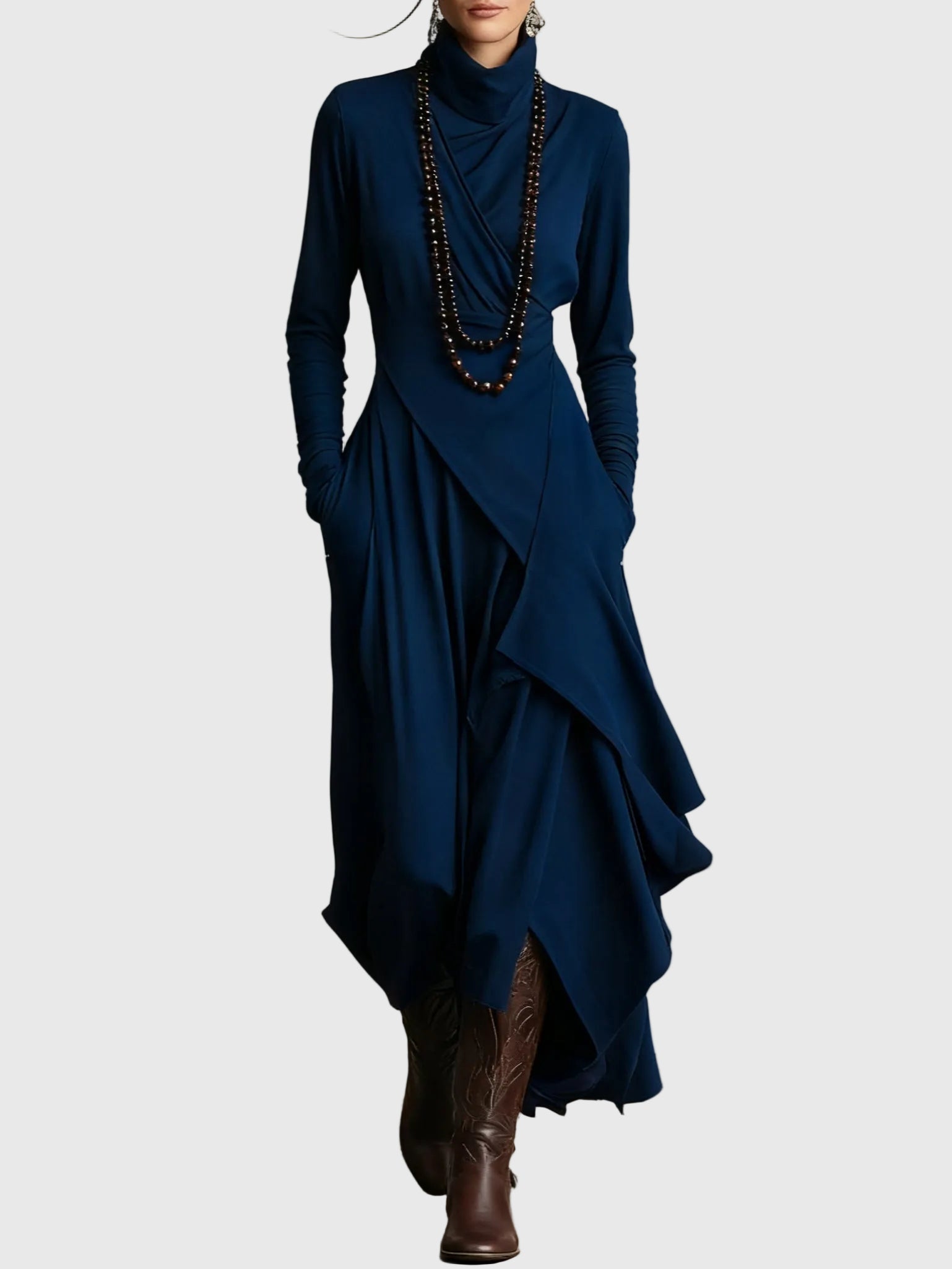Rose | Maxi Pleated Dress