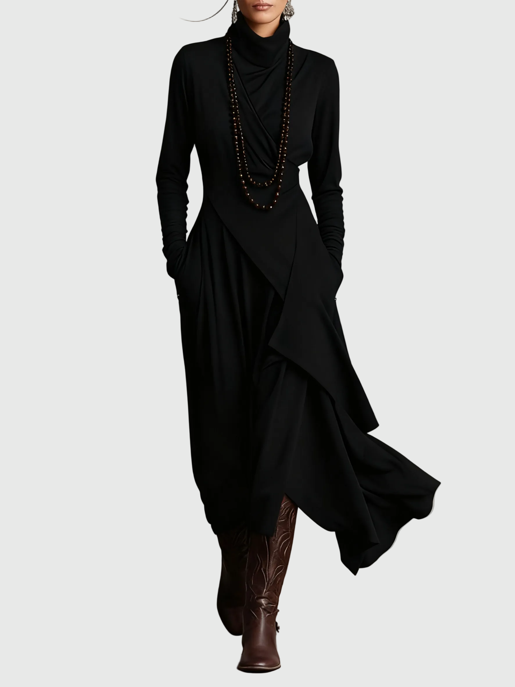 Rose | Maxi Pleated Dress