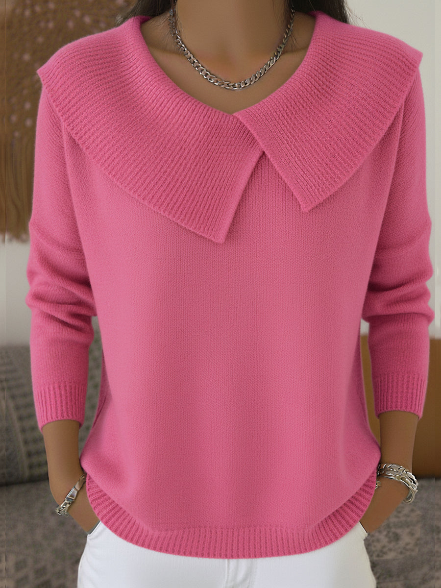 Hazel Zoe™ | Warm Sweater with Soft Collar