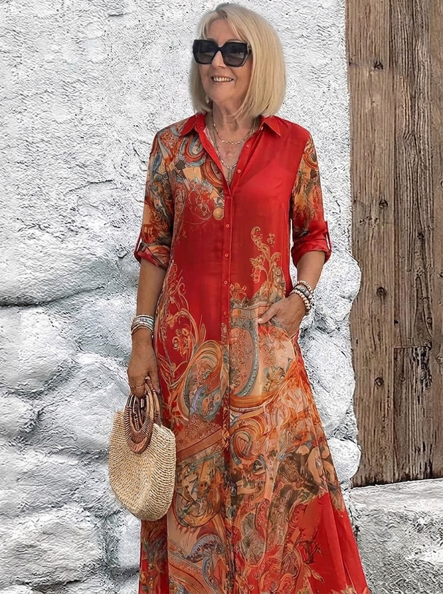 Isadora™ - Mediterranean Resort Maxi Dress