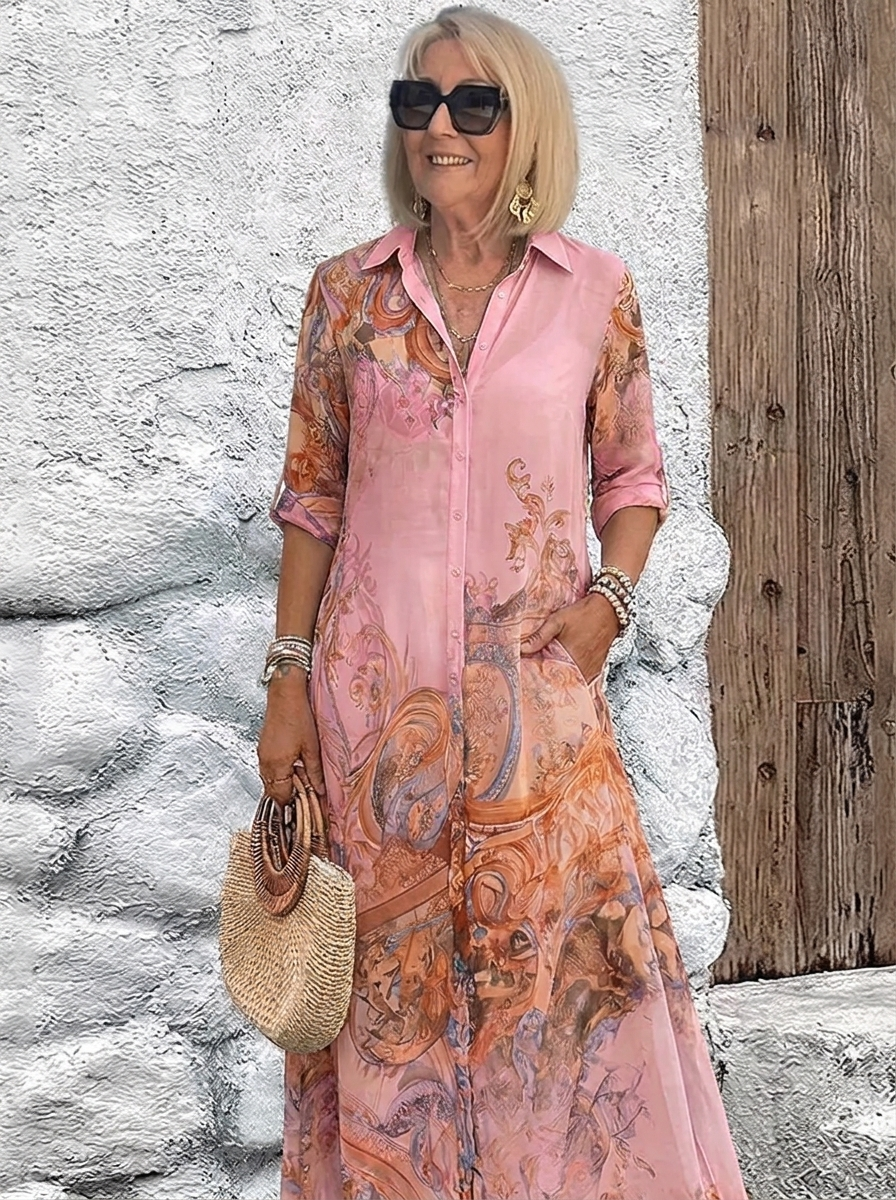 Isadora™ - Mediterranean Resort Maxi Dress