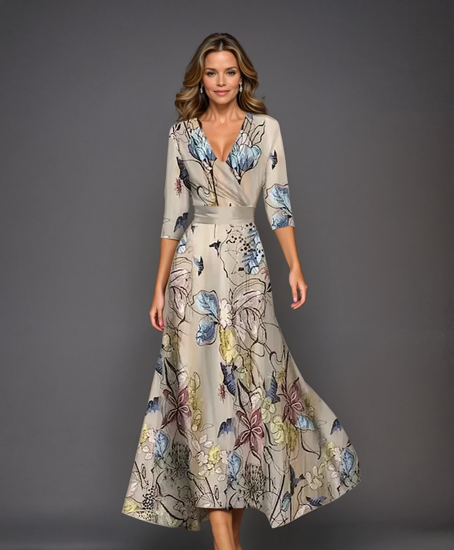 Patricia | Chic Dress with Floral Print