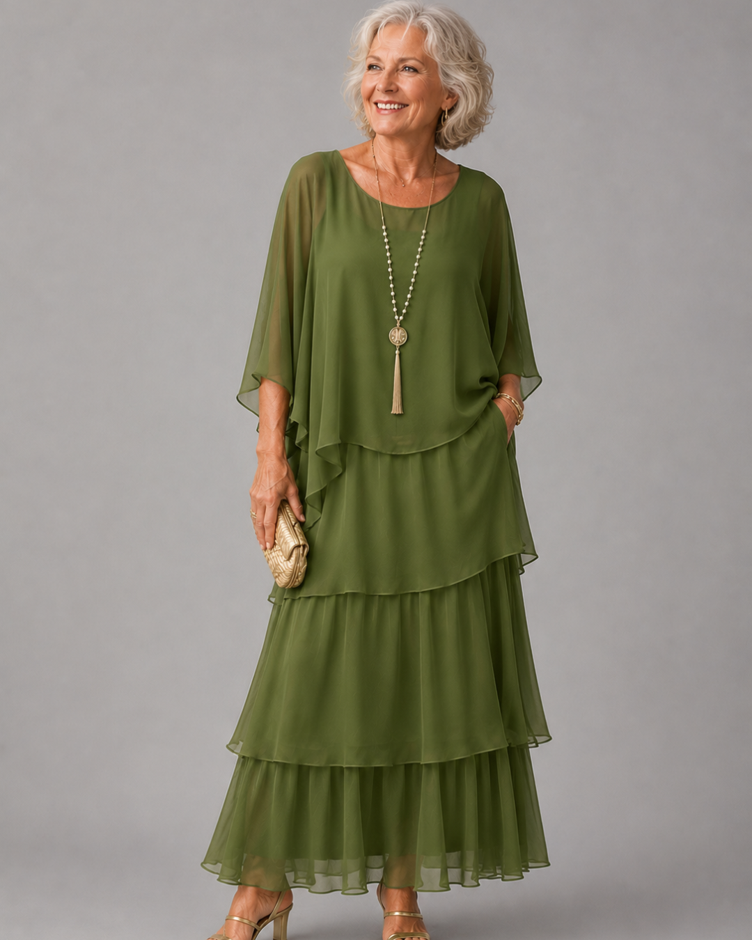 Lara™  | Elegant Flowing Maxi Dress