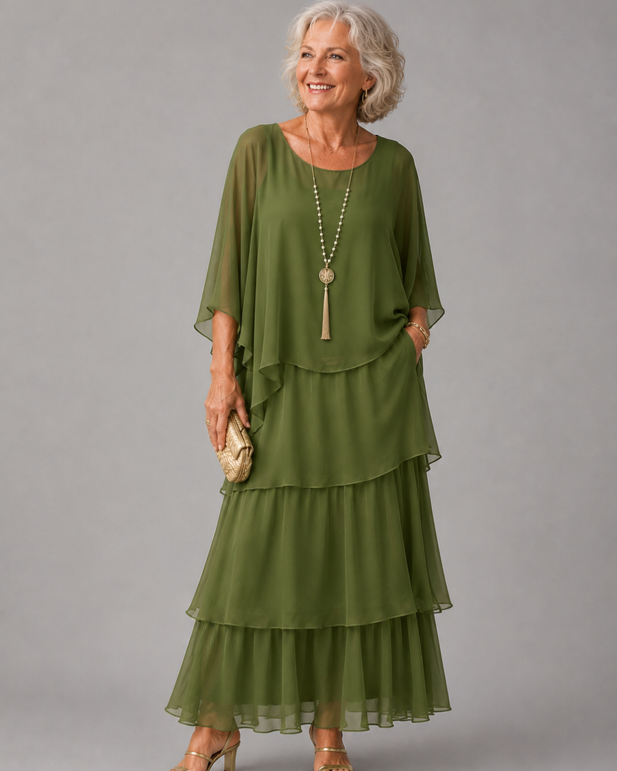 Lara™  | Elegant Flowing Maxi Dress