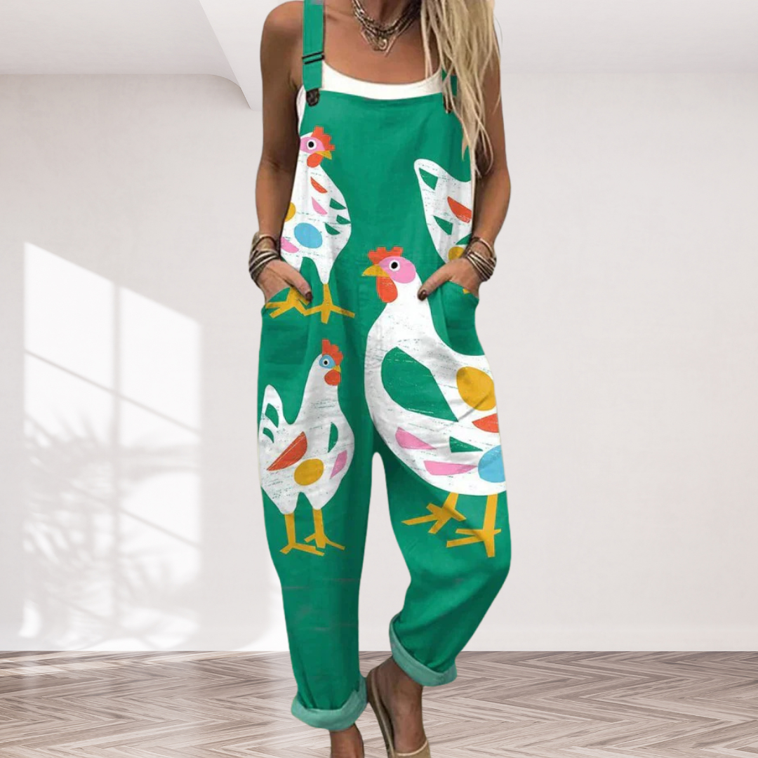 Cluckin’ Whimsical  - Jumpsuit