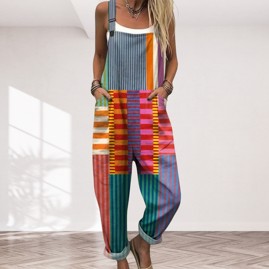Sigrid - Rainbow Stripes Jumpsuit