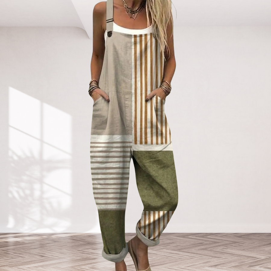 Frederikke -  Striped Relaxed Jumpsuit
