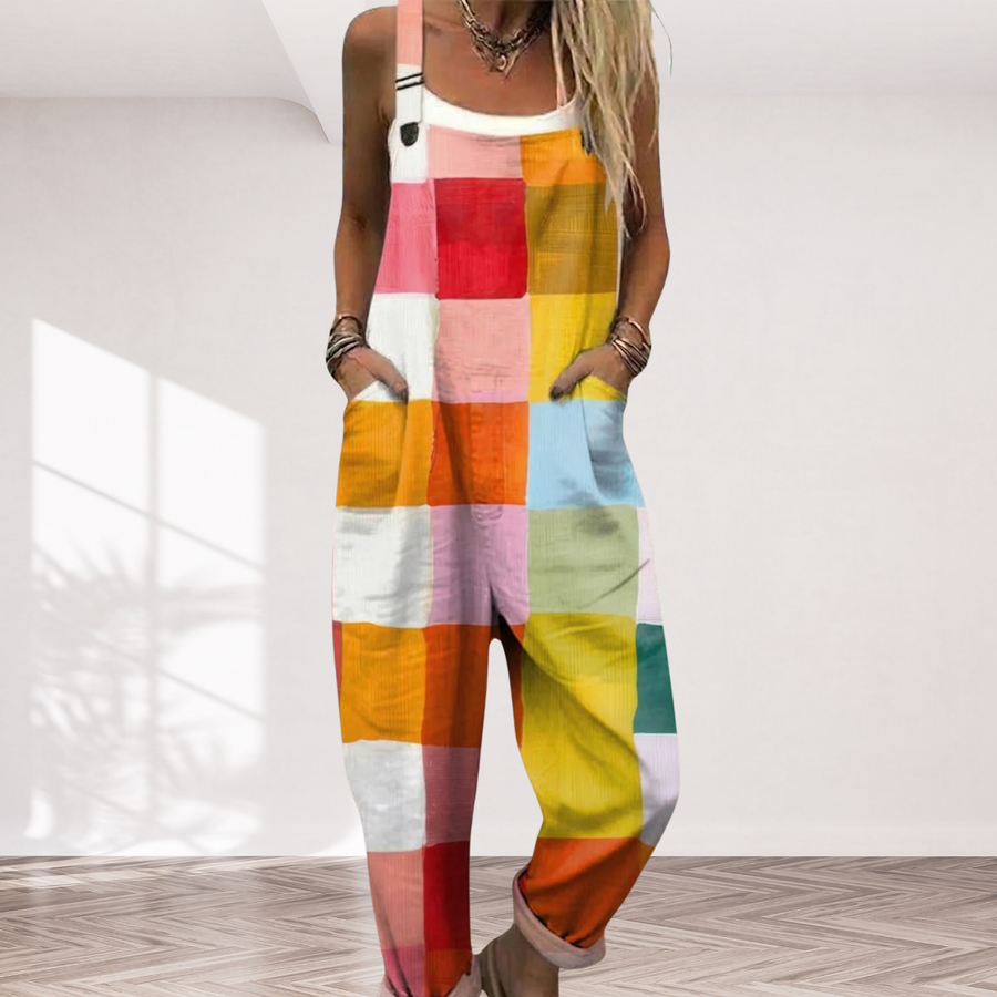 Hanne - Patchwork Joy Jumpsuit