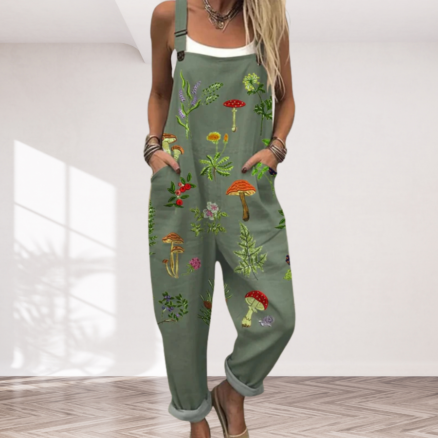Nature-Inspired Embroidery I Jumpsuit