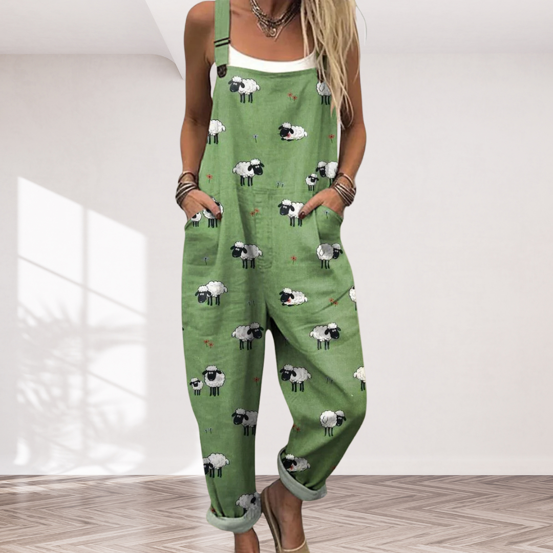 Whimsical Sheep Jumpsuit